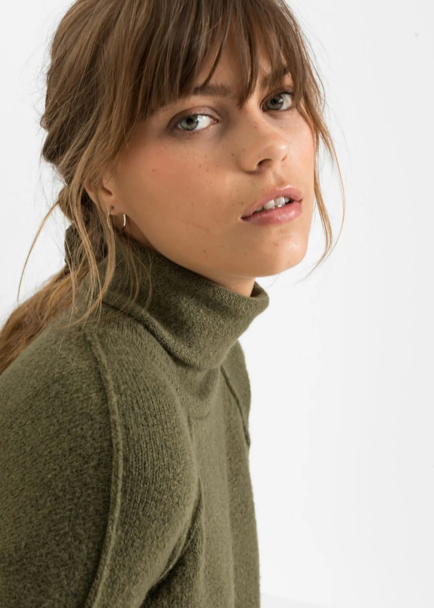 Discount Vestido de punto con cuello vuelto Mujer Vestidos|Ropa De Punto