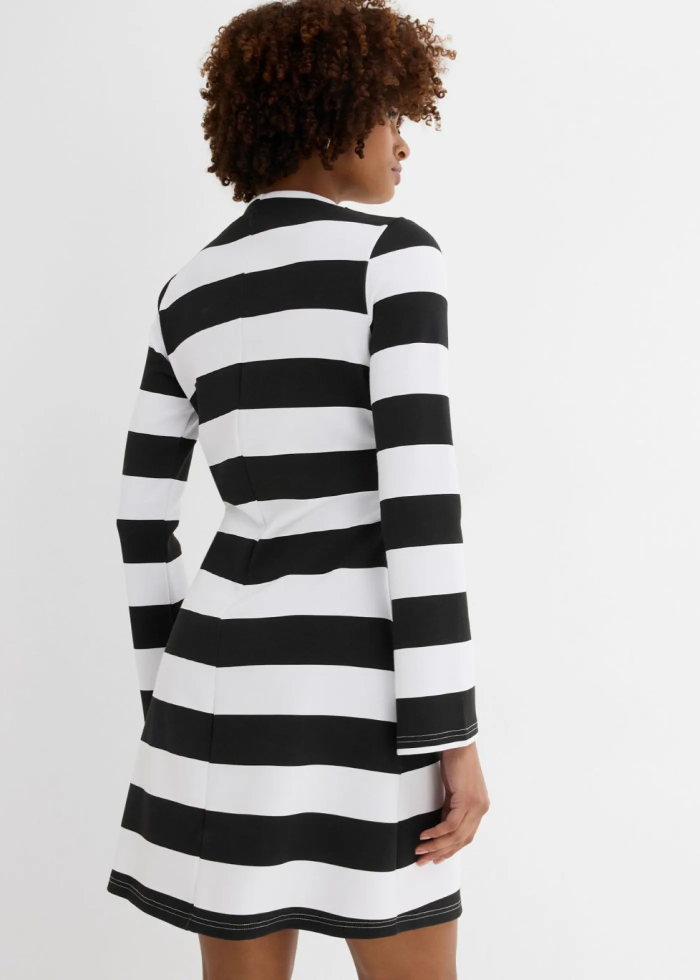 Sale Vestido de punto con cuello alto Mujer Vestidos