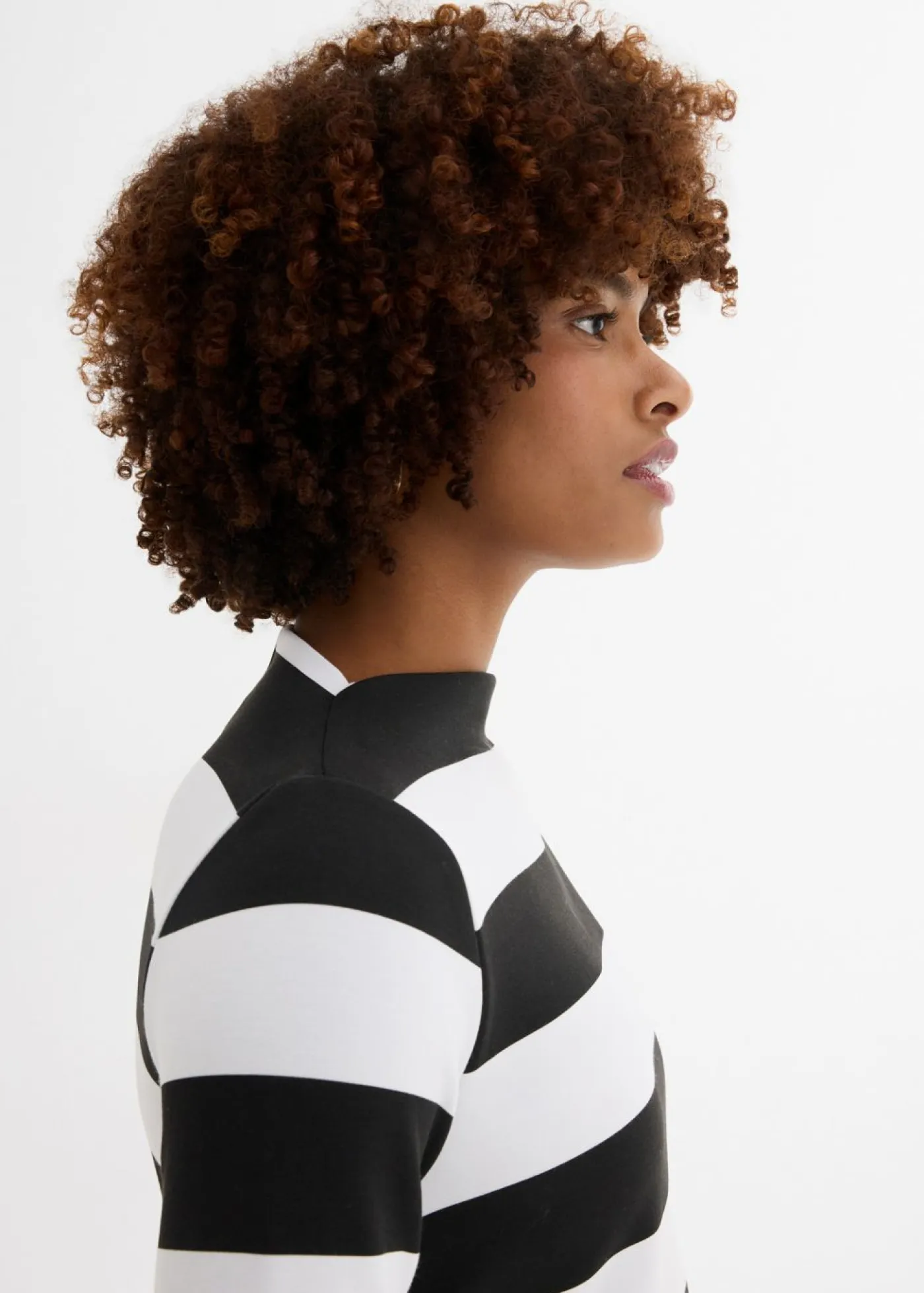 Sale Vestido de punto con cuello alto Mujer Vestidos