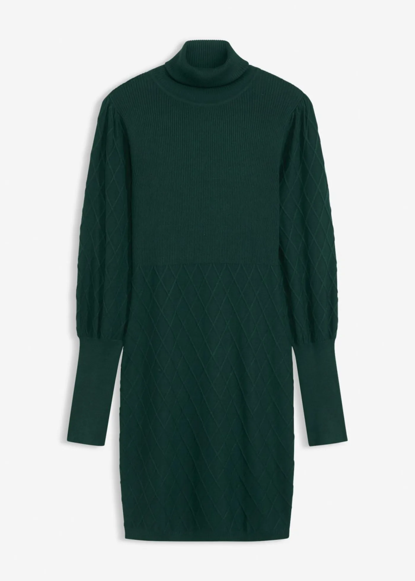 Sale Vestido de punto con cuello vuelto Mujer Vestidos|Tallas Pequeñas
