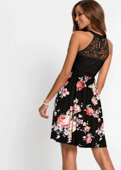 Clearance Vestido de punto con encaje Mujer Vestidos