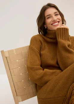 Clearance Vestido de punto con flecos en el dobladillo Mujer Vestidos|Ropa De Punto