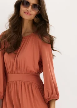 Sale Vestido de punto con fruncidos Mujer Vestidos