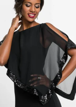 Vestido de punto con lentejuelas Mujer Ropa Elegante