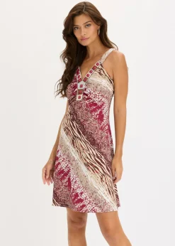 Discount Vestido de punto con línea en A Mujer Vestidos|Novedades