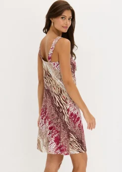 Discount Vestido de punto con línea en A Mujer Vestidos|Novedades
