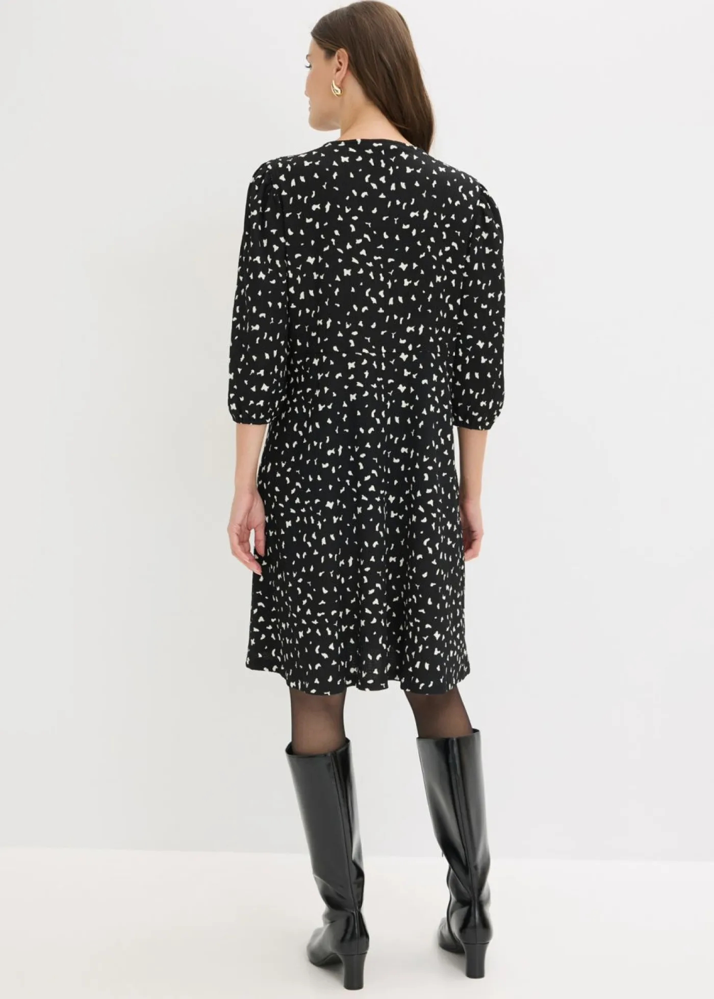 Discount Vestido de punto con línea en A Mujer Vestidos