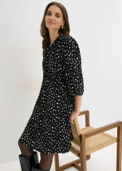 Discount Vestido de punto con línea en A Mujer Vestidos
