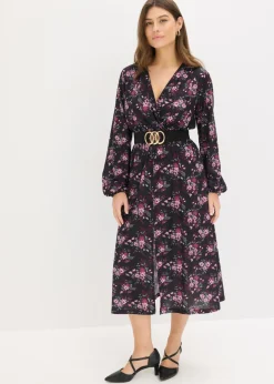 Discount Vestido de punto con mangas abullonadas Mujer Vestidos|Novedades