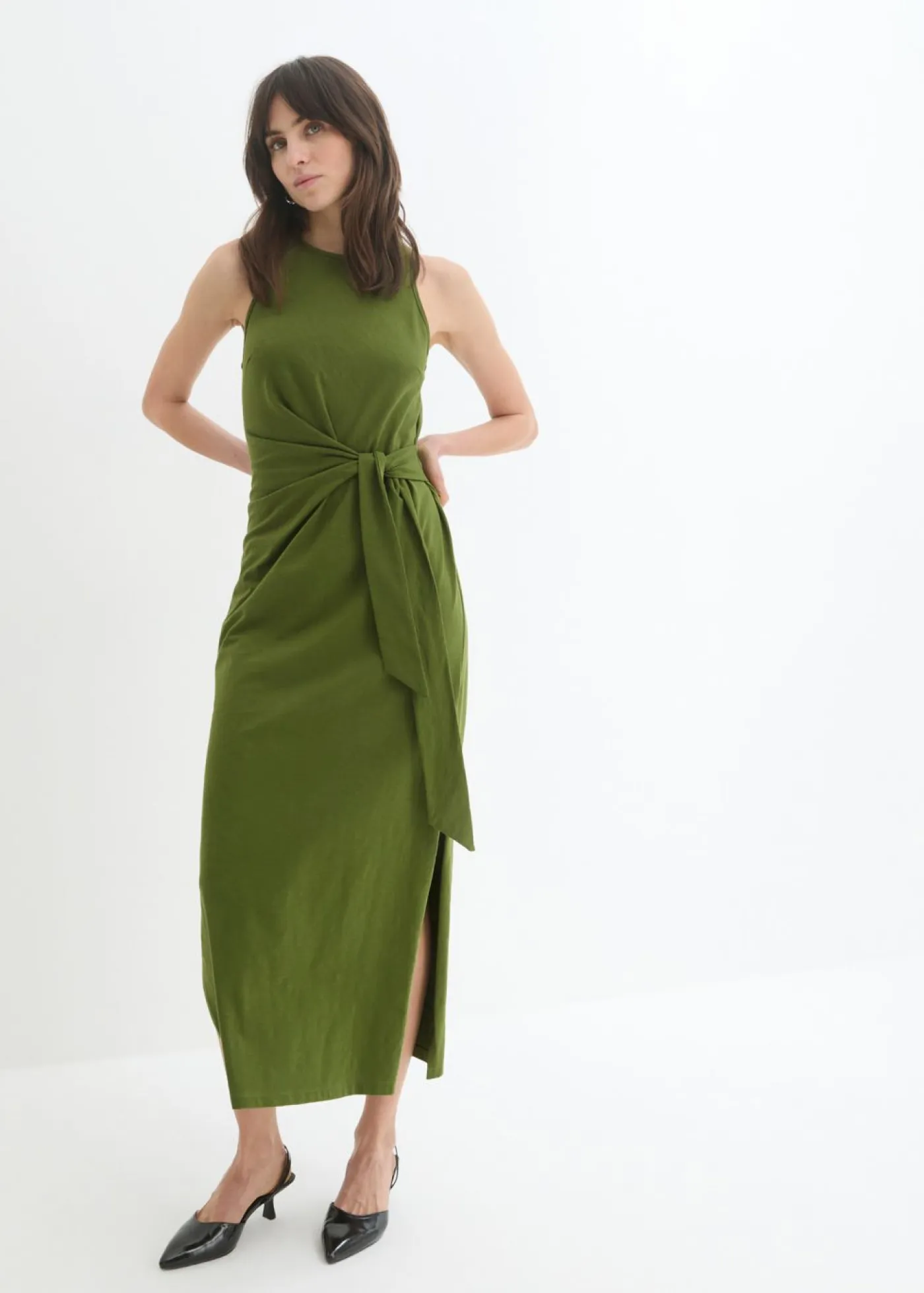 Sale Vestido de punto con nudo Mujer Vestidos