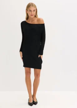 Best Vestido de punto con un hombro al descubierto Mujer Vestidos|Ropa De Punto