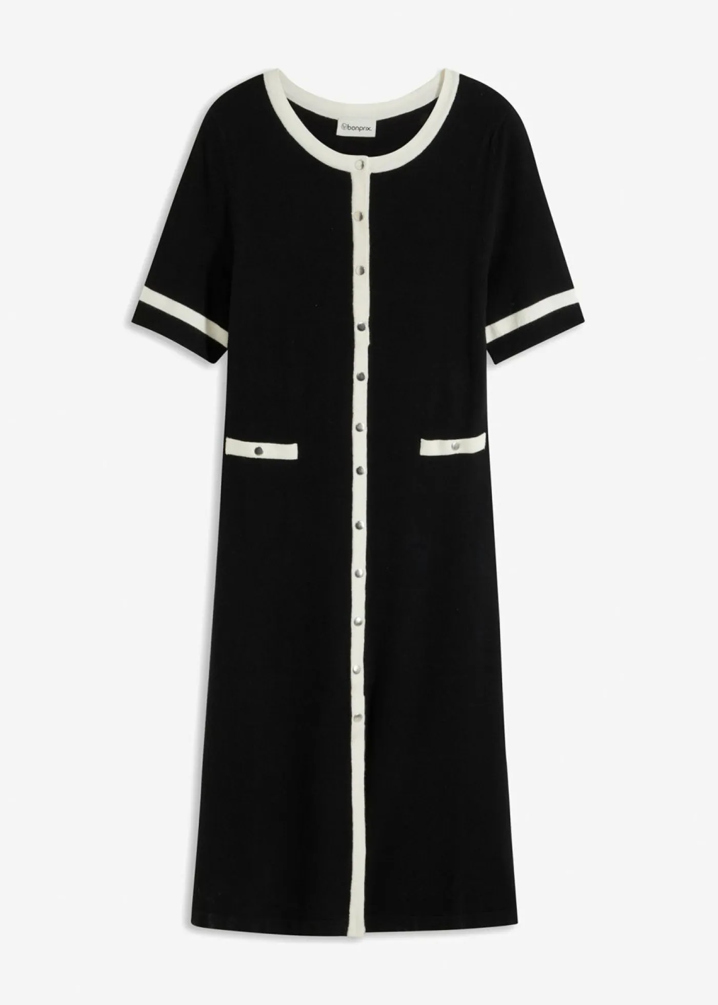 Sale Vestido de punto con viscosa Mujer Vestidos|Novedades
