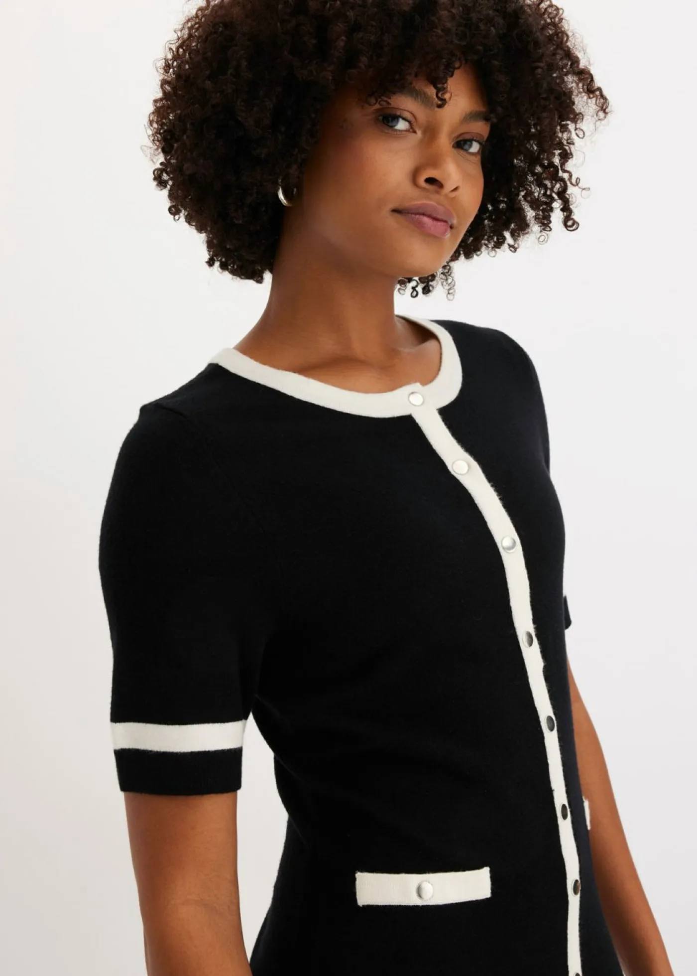 Sale Vestido de punto con viscosa Mujer Vestidos|Novedades