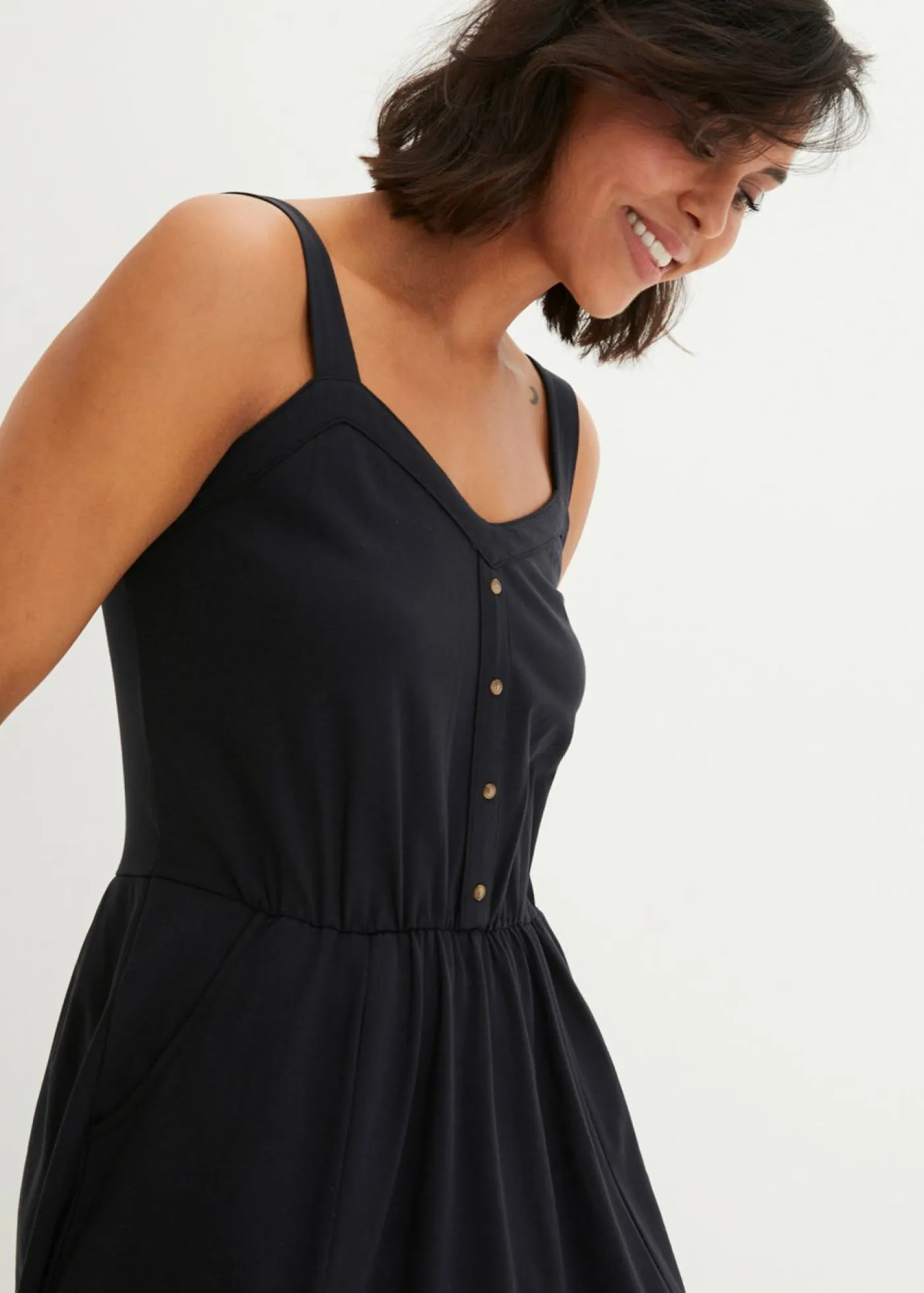 Sale Vestido de punto de algodón Mujer Vestidos