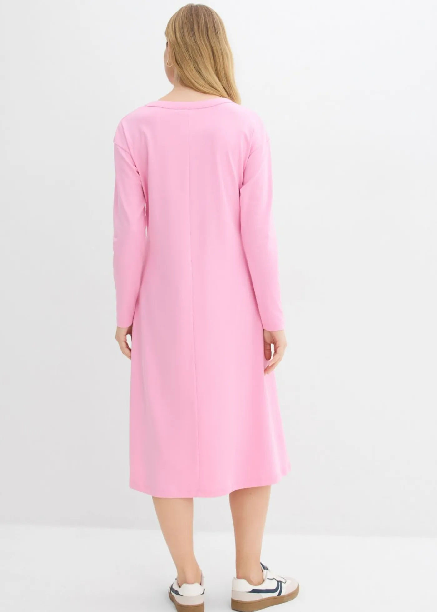 Best Vestido de punto de algodón orgánico puro pesado Mujer Básicos|Vestidos