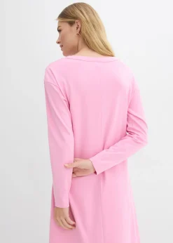 Best Vestido de punto de algodón orgánico puro pesado Mujer Básicos|Vestidos
