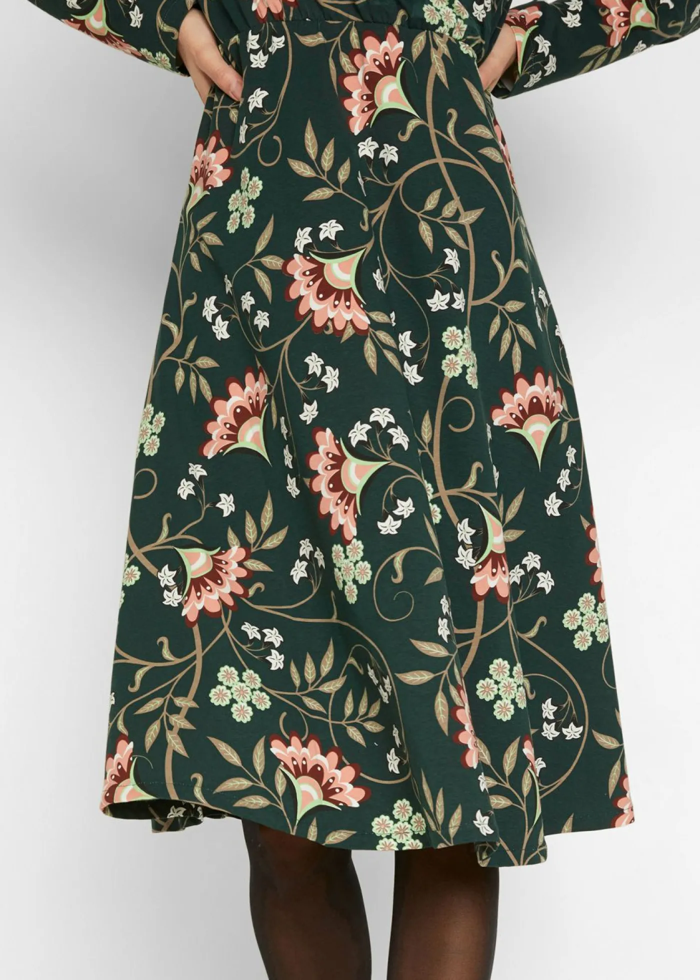 Vestido de punto de algodón con diseño cruzado Mujer Vestidos