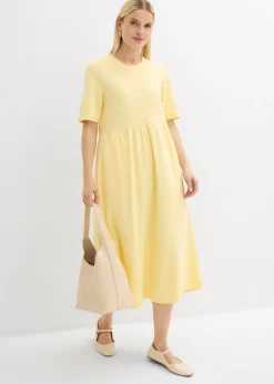 Clearance Vestido de punto de algodón puro Mujer Vestidos|Novedades