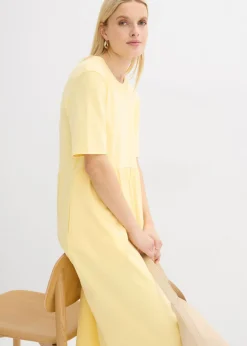 Clearance Vestido de punto de algodón puro Mujer Vestidos|Novedades