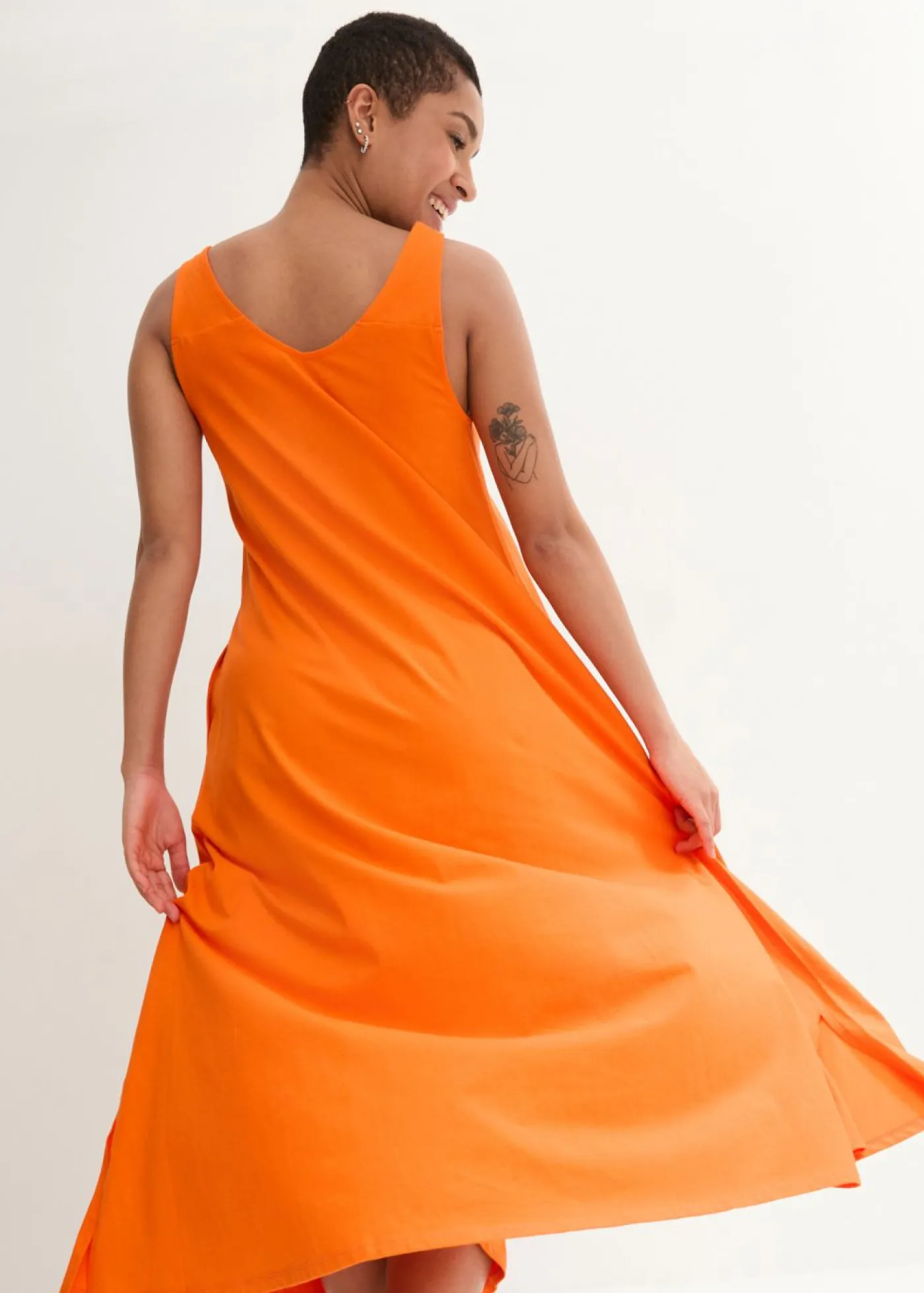 Outlet Vestido de punto de algodón puro Mujer Vestidos