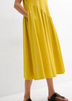 Clearance Vestido de punto de algodón orgánico puro Mujer Vestidos