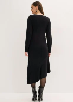 Discount Vestido de punto de algodón y cachemir con dobladillo asimétrico Mujer Vestidos|Ropa De Punto