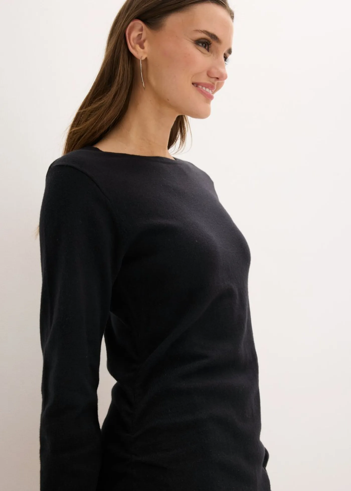 Discount Vestido de punto de algodón y cachemir con dobladillo asimétrico Mujer Vestidos|Ropa De Punto