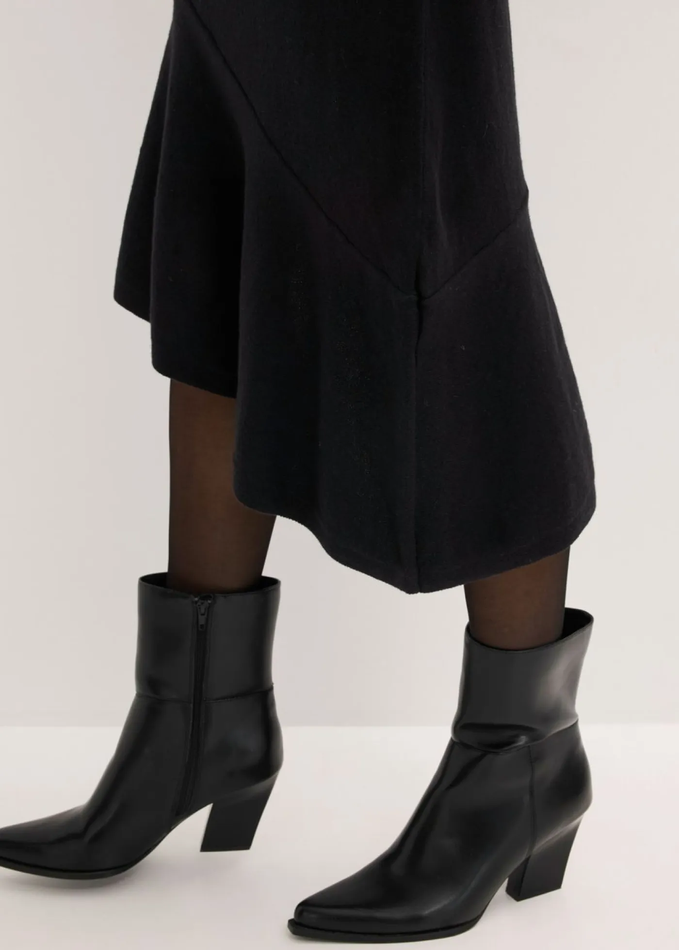 Discount Vestido de punto de algodón y cachemir con dobladillo asimétrico Mujer Vestidos|Ropa De Punto