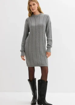 New Vestido de punto de algodón puro Mujer Vestidos|Ropa De Punto