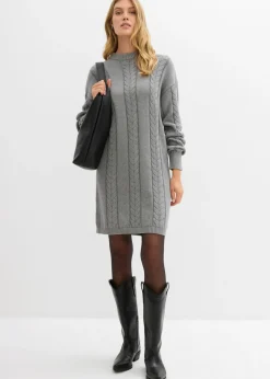 New Vestido de punto de algodón puro Mujer Vestidos|Ropa De Punto