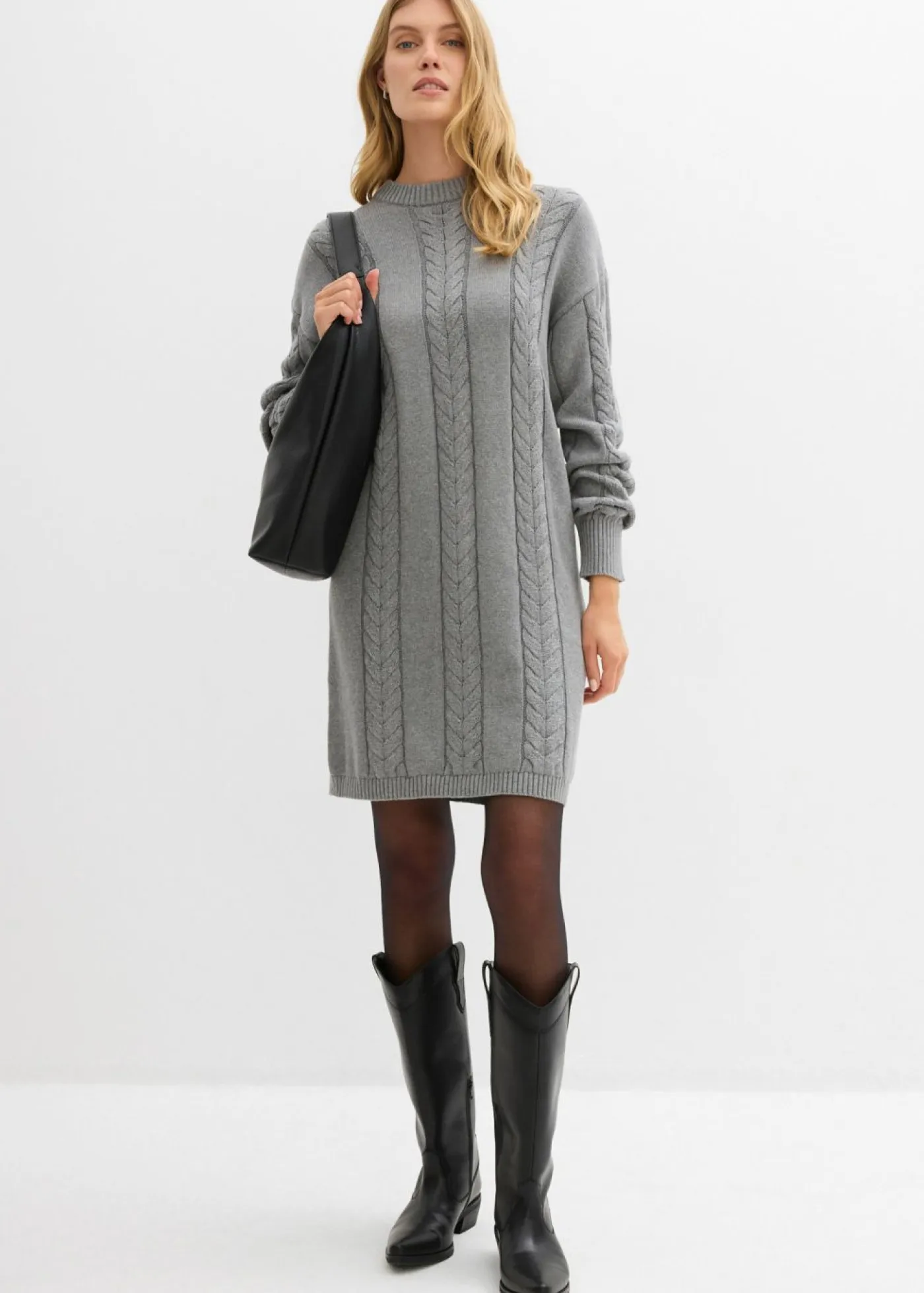 New Vestido de punto de algodón puro Mujer Vestidos|Ropa De Punto