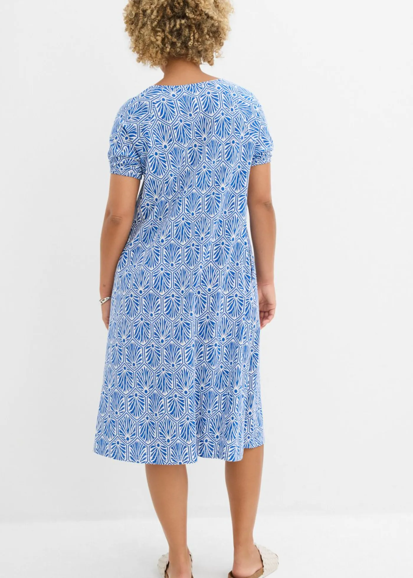 Vestido de punto de algodón orgánico puro Mujer Vestidos