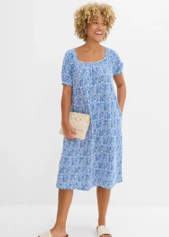 Vestido de punto de algodón orgánico puro Mujer Vestidos