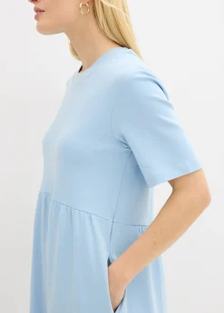 Online Vestido de punto de algodón puro Mujer Vestidos|Novedades