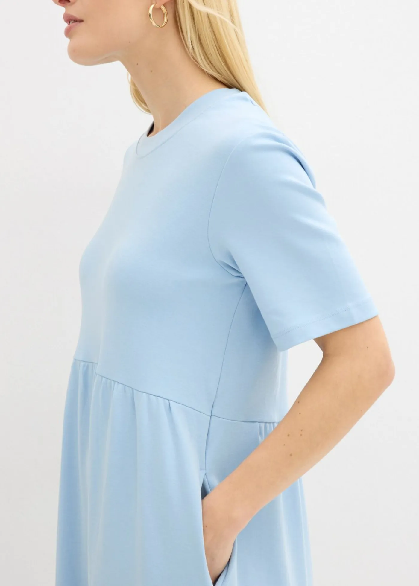 Online Vestido de punto de algodón puro Mujer Vestidos|Novedades