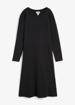 Best Vestido de punto de algodón orgánico puro pesado Mujer Básicos|Vestidos