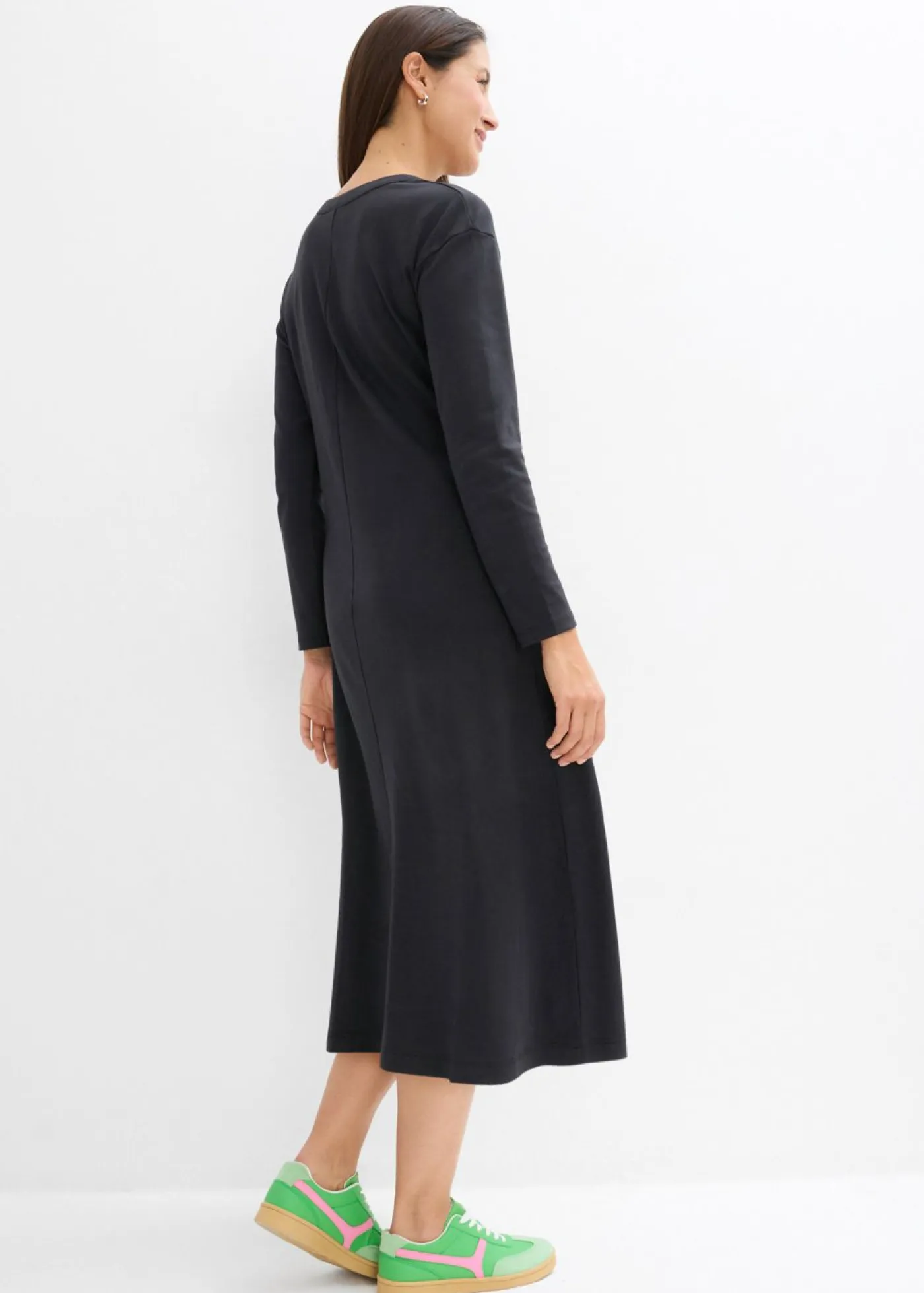 Best Vestido de punto de algodón orgánico puro pesado Mujer Básicos|Vestidos