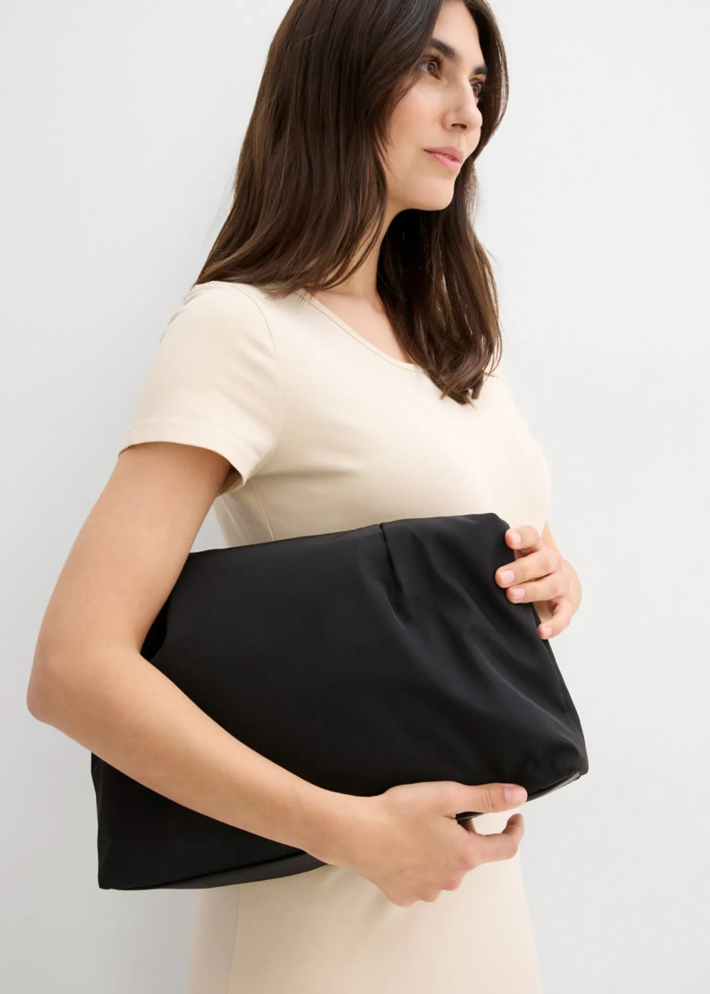 Discount Vestido de punto de algodón orgánico elástico Mujer Básicos|Vestidos