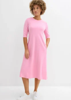 Hot Vestido de punto de algodón grueso Mujer Vestidos|Novedades