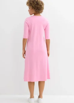 Hot Vestido de punto de algodón grueso Mujer Vestidos|Novedades