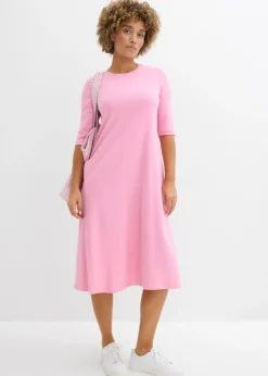 Hot Vestido de punto de algodón grueso Mujer Vestidos|Novedades