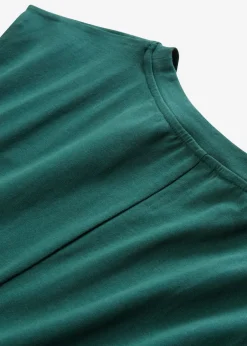 Online Vestido de punto de algodón con elástico Mujer Vestidos