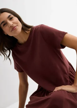 Outlet Vestido de punto de algodón orgánico puro Mujer Vestidos