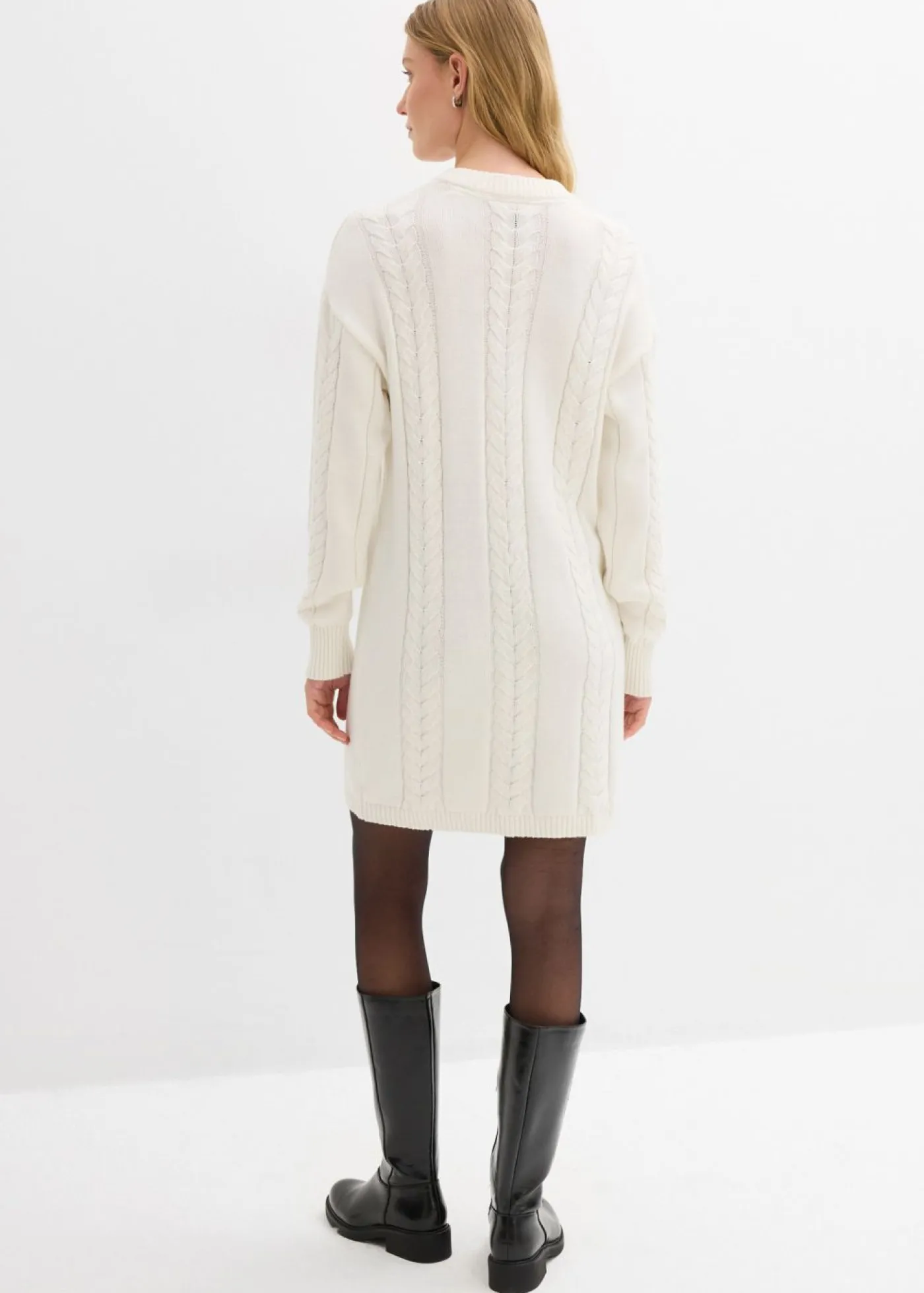 Vestido de punto de algodón puro Mujer Vestidos|Ropa De Punto