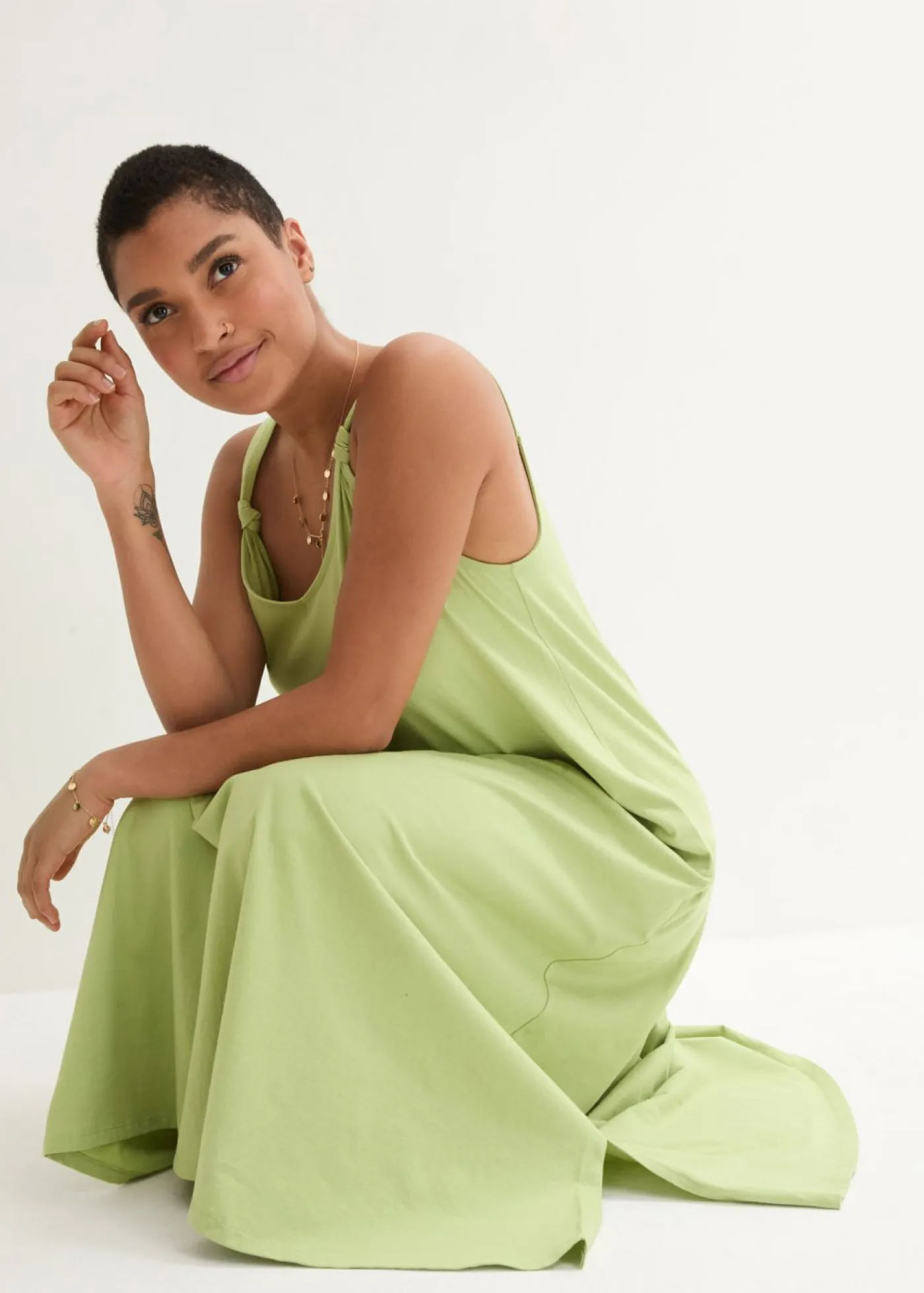 Best Vestido de punto de algodón puro Mujer Vestidos