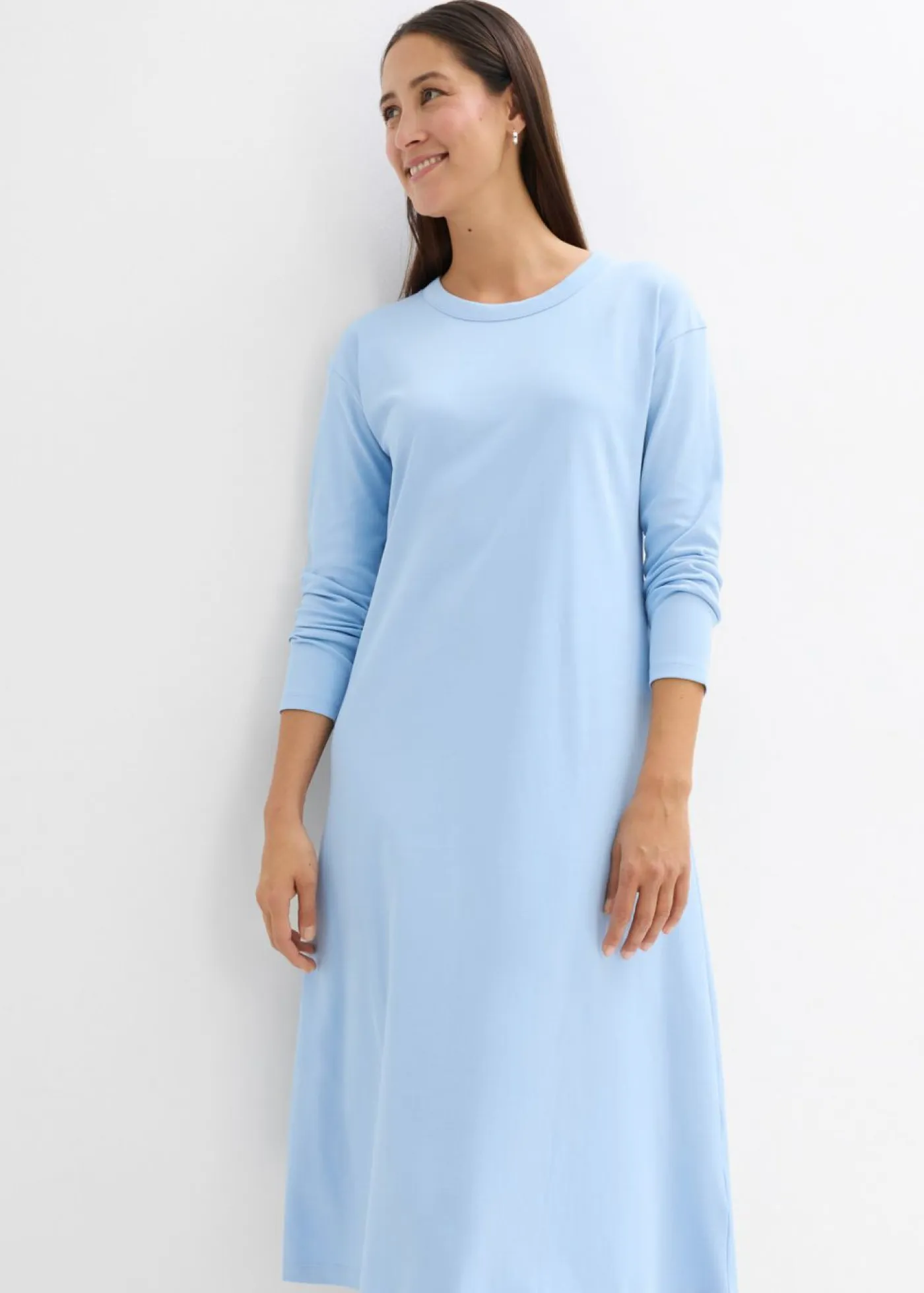 Sale Vestido de punto de algodón orgánico puro pesado Mujer Básicos|Vestidos