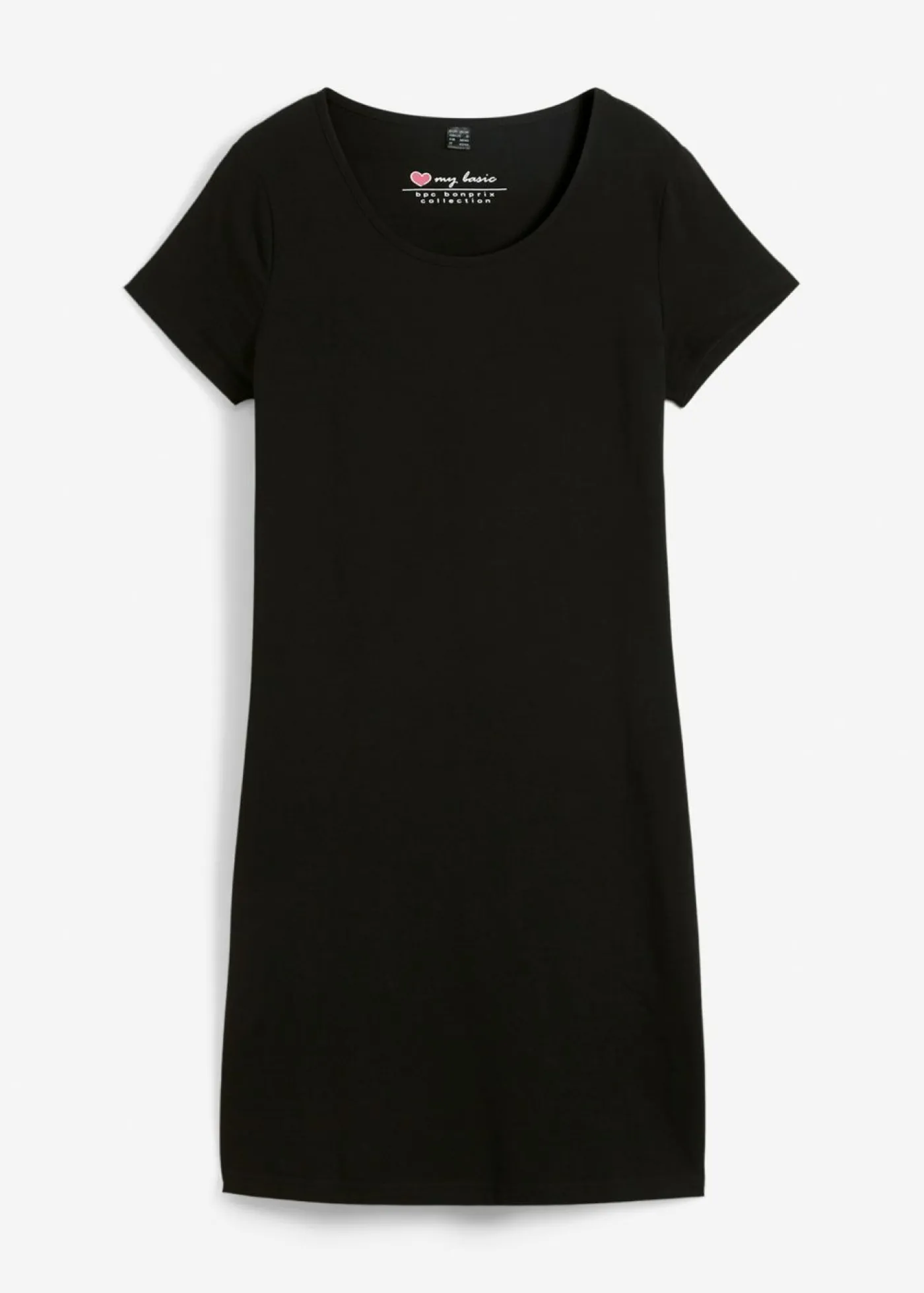 Clearance Vestido de punto de algodón orgánico elástico Mujer Básicos|Vestidos
