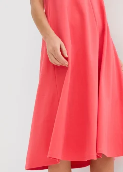 New Vestido de punto de algodón orgánico puro Mujer Esenciales|Vestidos
