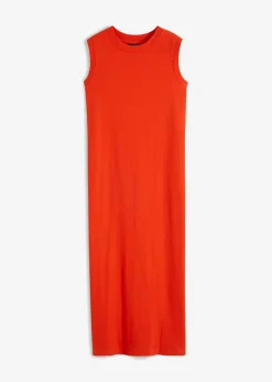 Best Vestido de punto de algodón con elástico Mujer Vestidos