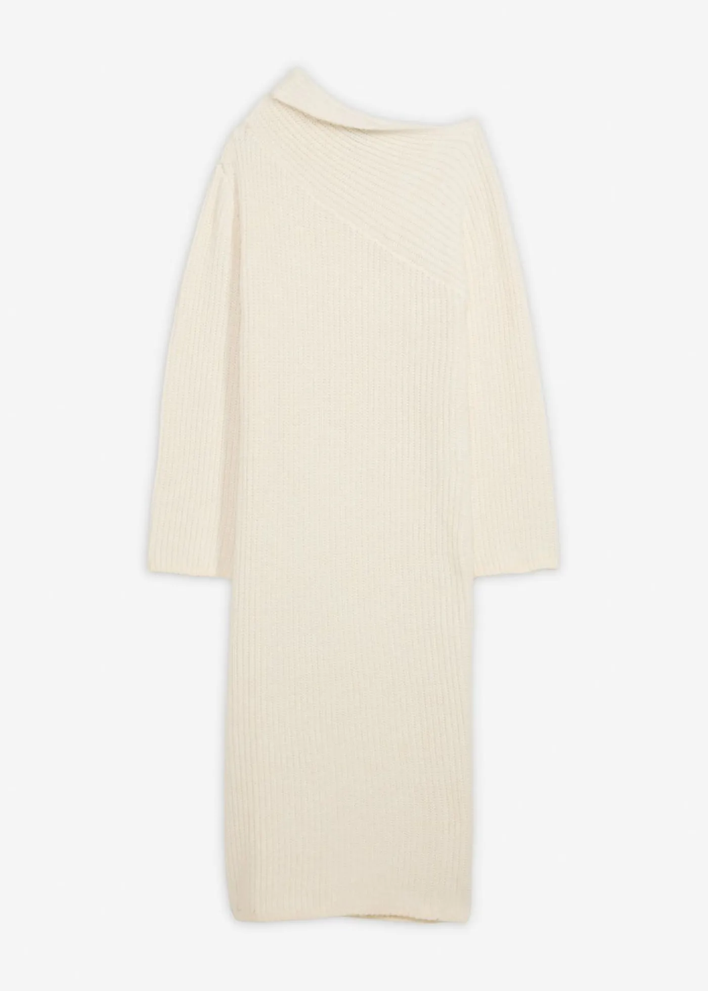 New Vestido de punto de canalé Mujer Vestidos|Ropa De Punto